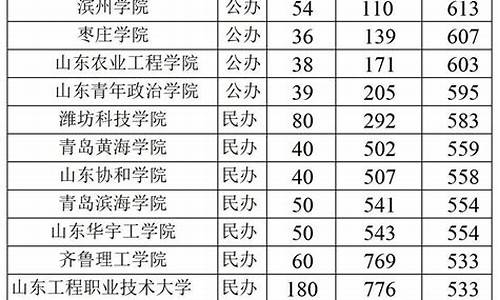 山东春考本科分数线多少分2024_山东春考本科分数线