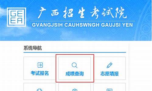 广西招生考试查询录取_广西考试院录取查询