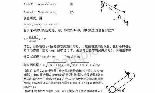 物理题目高考-高考物理典型例题